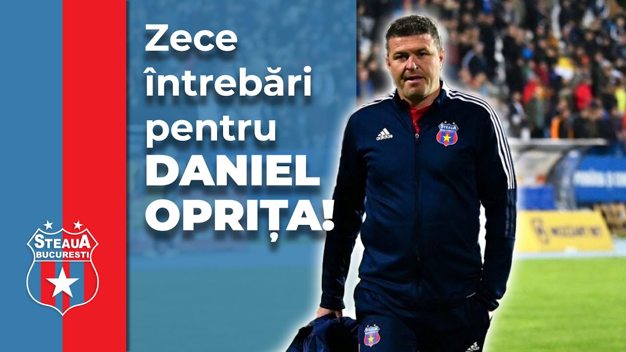 Zece întrebări pentru Daniel Oprița!