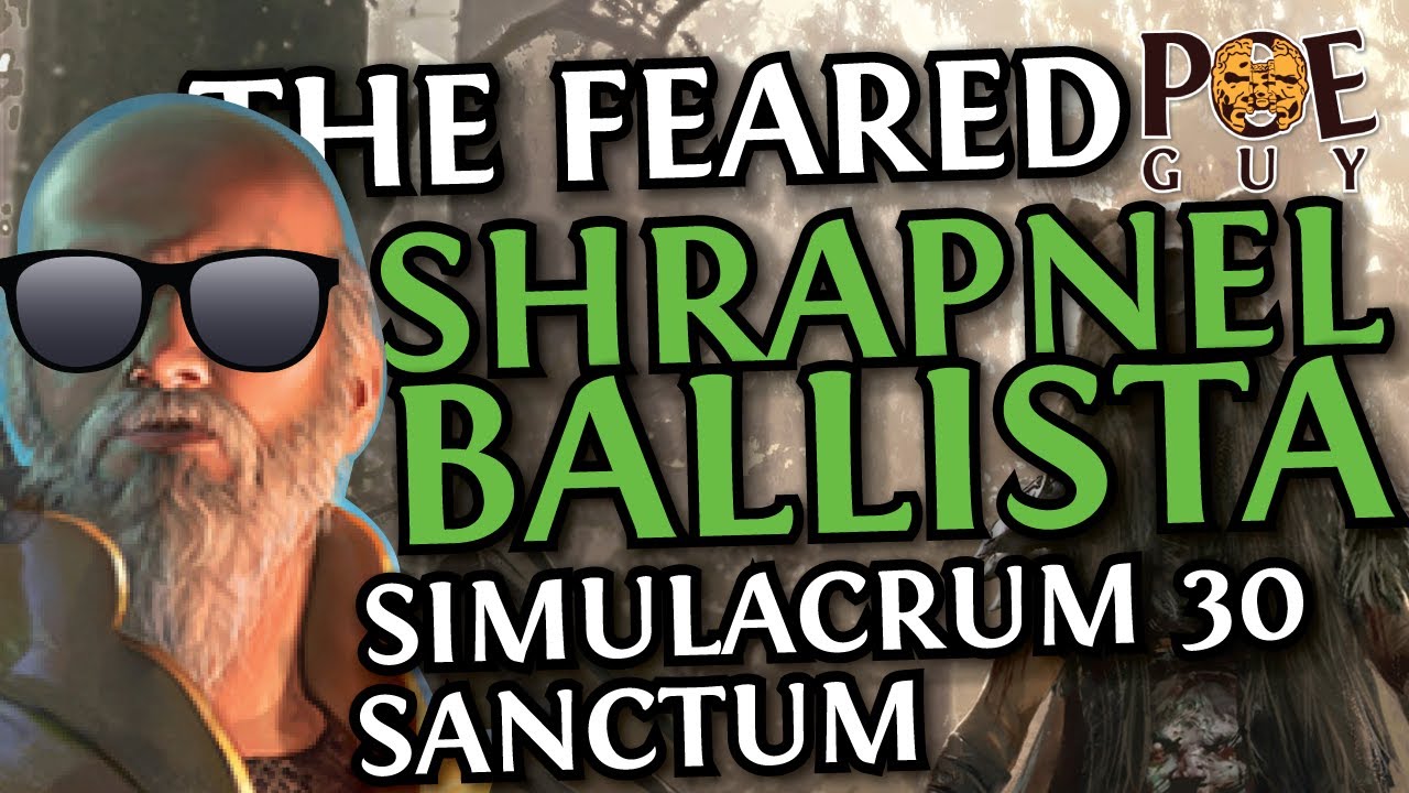 [POE 3.23] SHRAPNEL BALLISTA HIEROPHANT - HARD CONTENT GAMEPLAY FOOTAGE -