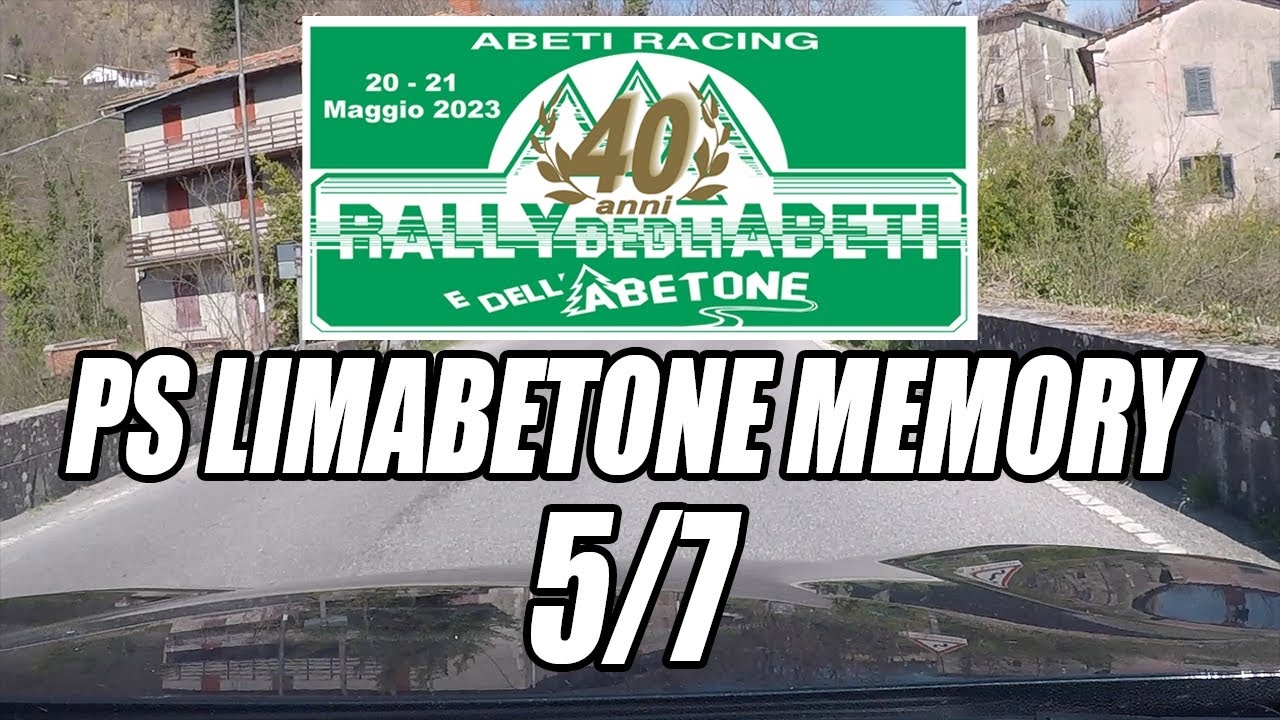 PS5/7 LIMABETONE MEMORY | 40° RALLY DEGLI ABETI E DELL'ABETONE 2023