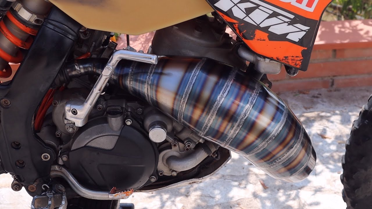 How To Make Two Stroke Exhaust Pipe KTM 200 sx. Solidworks