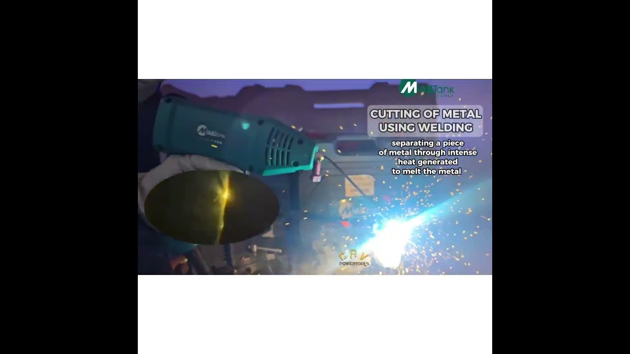 Cutting using Mailtank 300AMP MMA Handheld Welding Machine #fyp  #welding  #mailtank