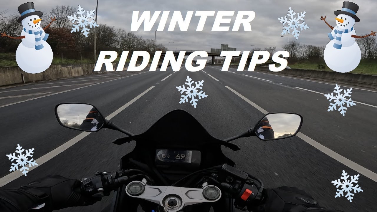 MOTORCYCLE RIDING TIPS FOR WINTER - HONDA CBR650R