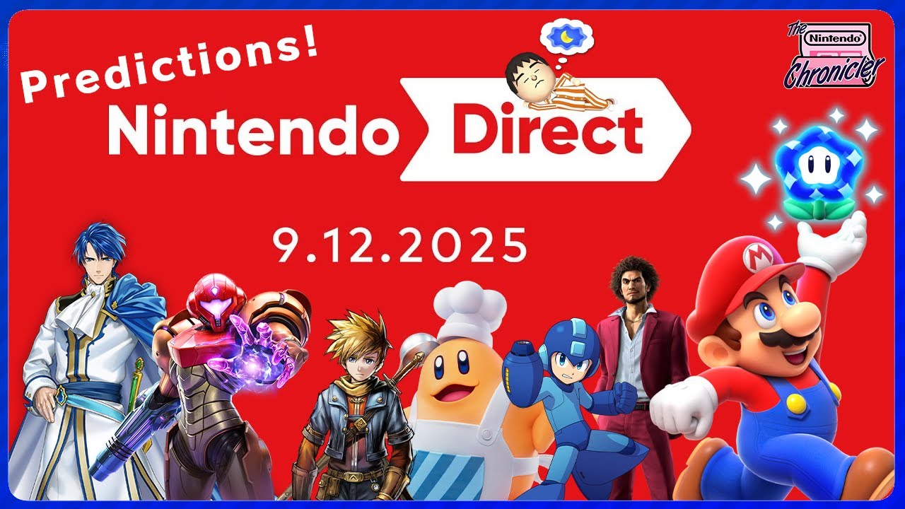 Анонс Nintendo Direct! Время прогнозов (сентябрь 2025 г.)