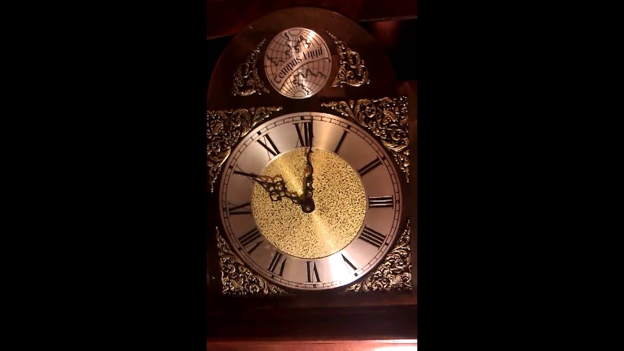 tempus fugit grandfather clock now running