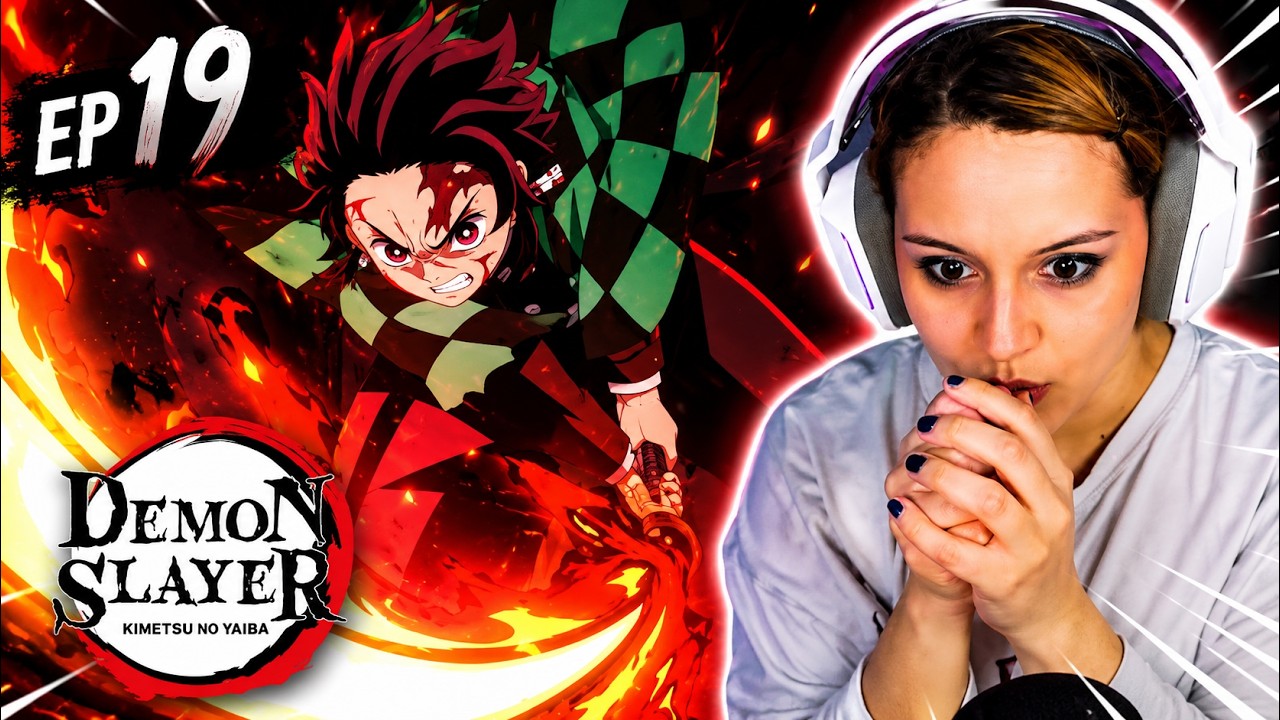 El dios del fuego 🔥 REACCION  Kimetsu no Yaiba DEMON SLAYER en Japones 💮ﾒ 1x19