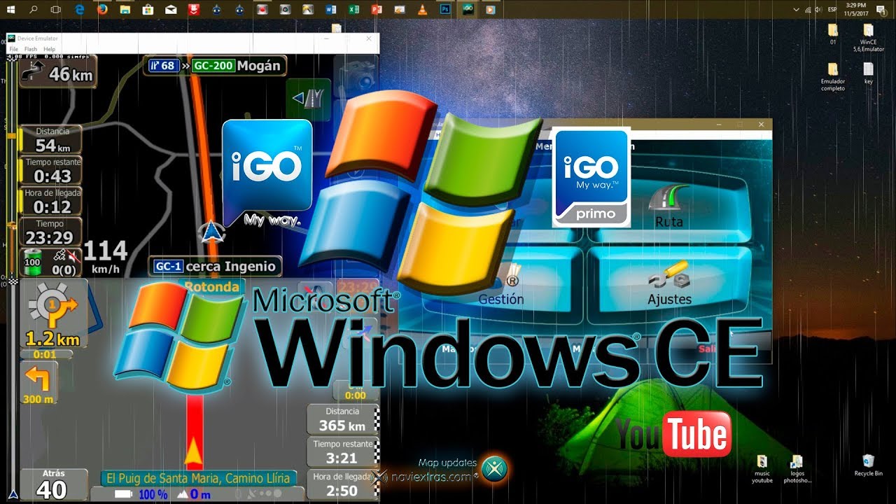 iGO 8 , Primo 1.2 , Primo 2.4 WinCE 4.2,5,6,6+