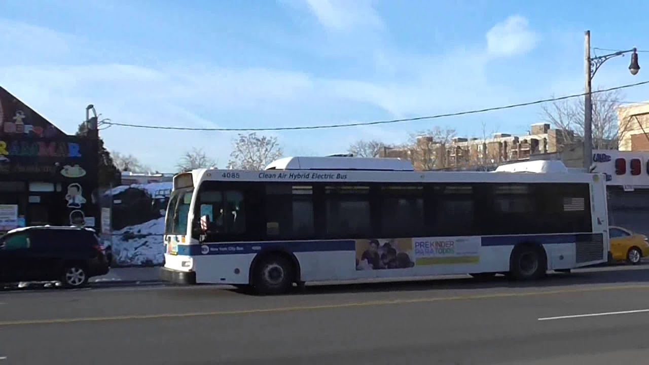 MTA New York City Bus: 2009 Orion 07.501 Next Generation Hybrid #4085 on the Bx28