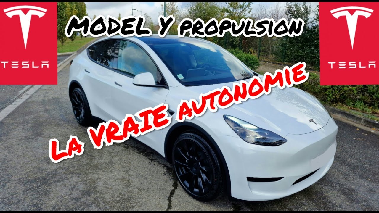 Tesla Model Y propulsion 2023: La VRAIE autonomie.