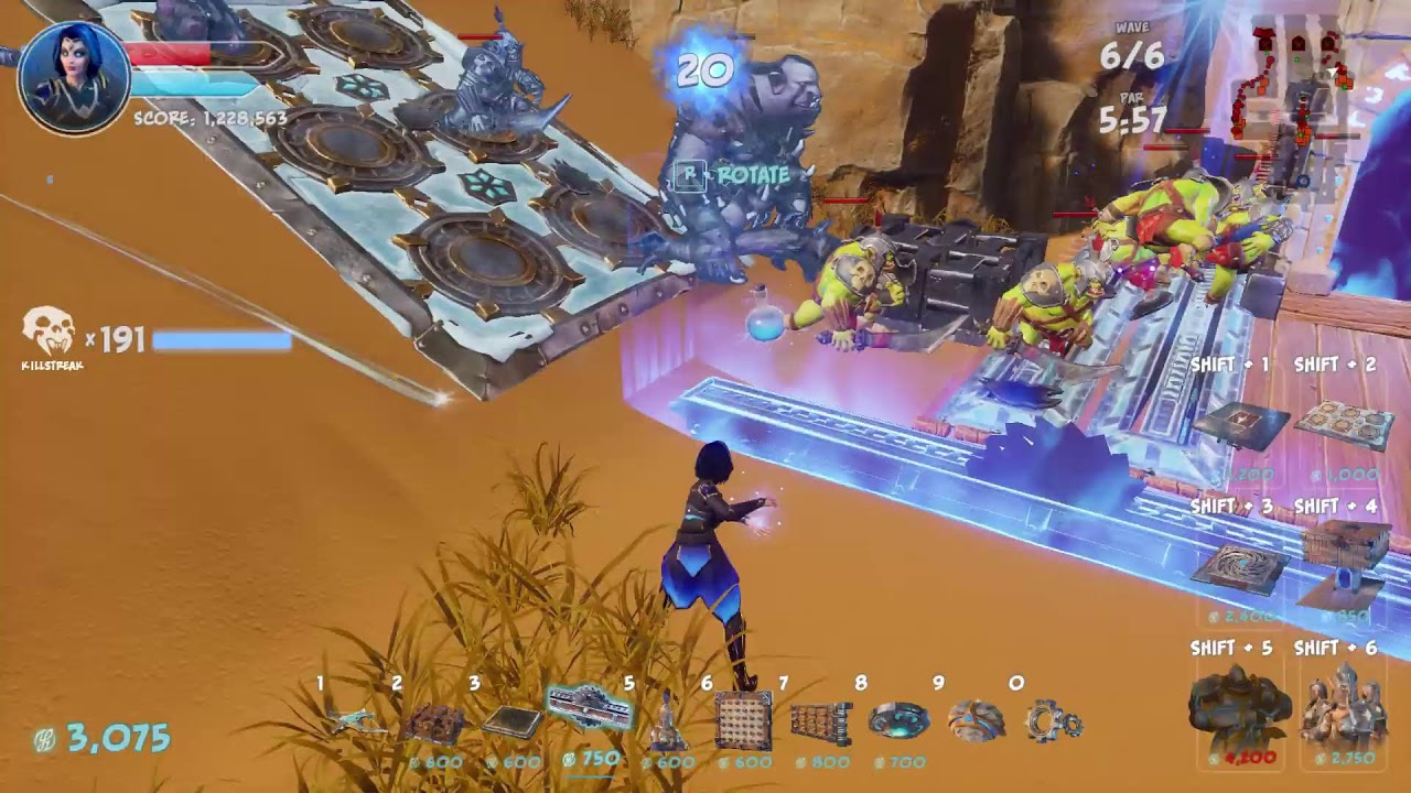 Orcs Must Die 3, Easy Idea to 5 skulls, Desert Wall