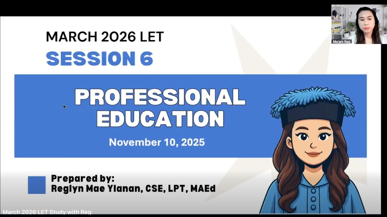 MARCH 2026 LET SESSION 6