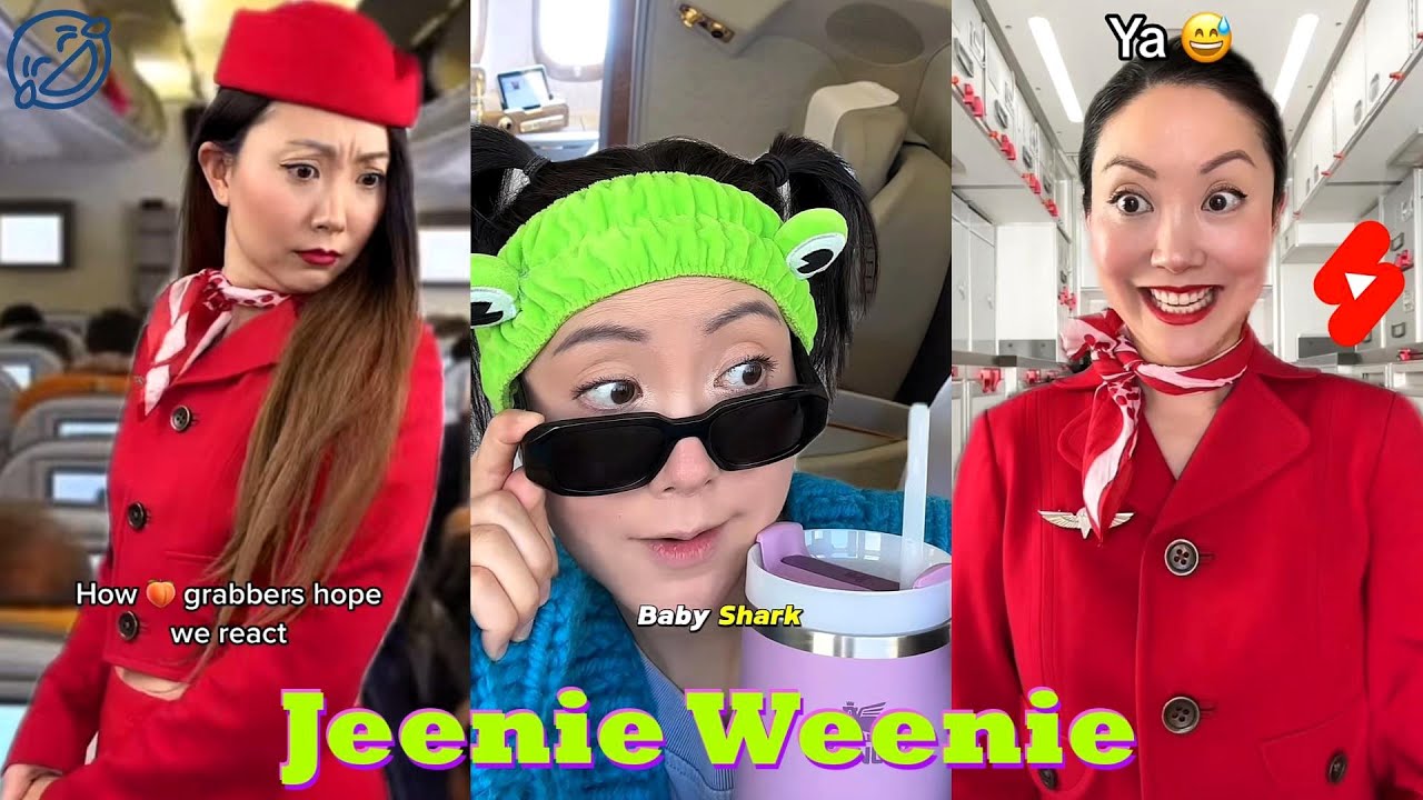 *1 HOUR* Most Popular Jeenie Weenie Shorts | Funny Sandra Jeenie Kwon Cabin Crew TikTok