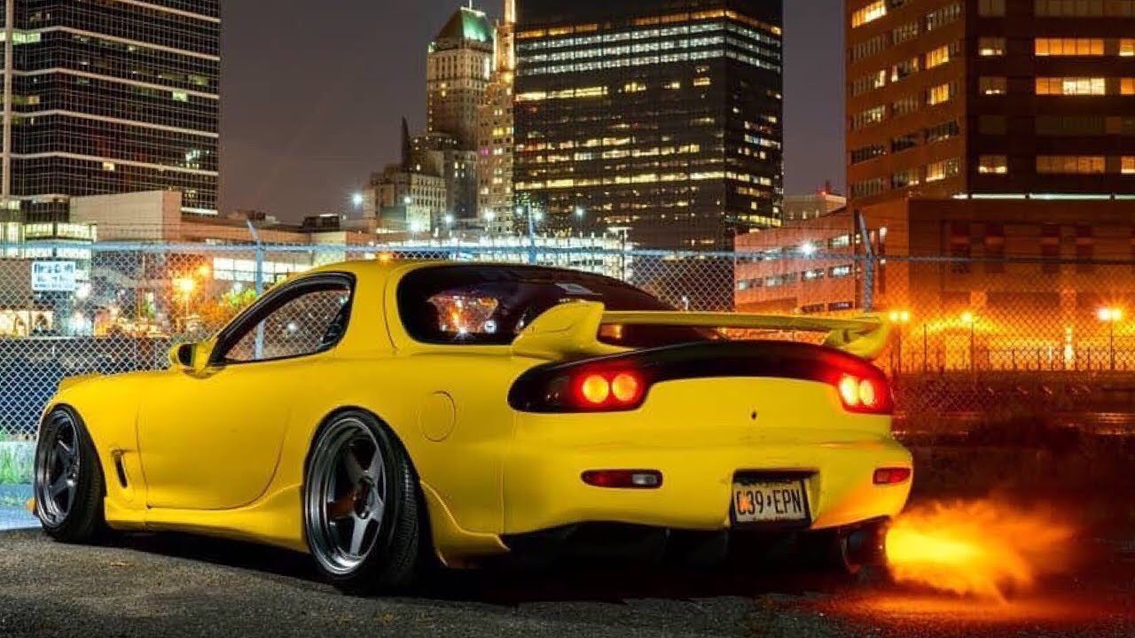 Yellow Rx7 Gets The Vargas Flame Tune