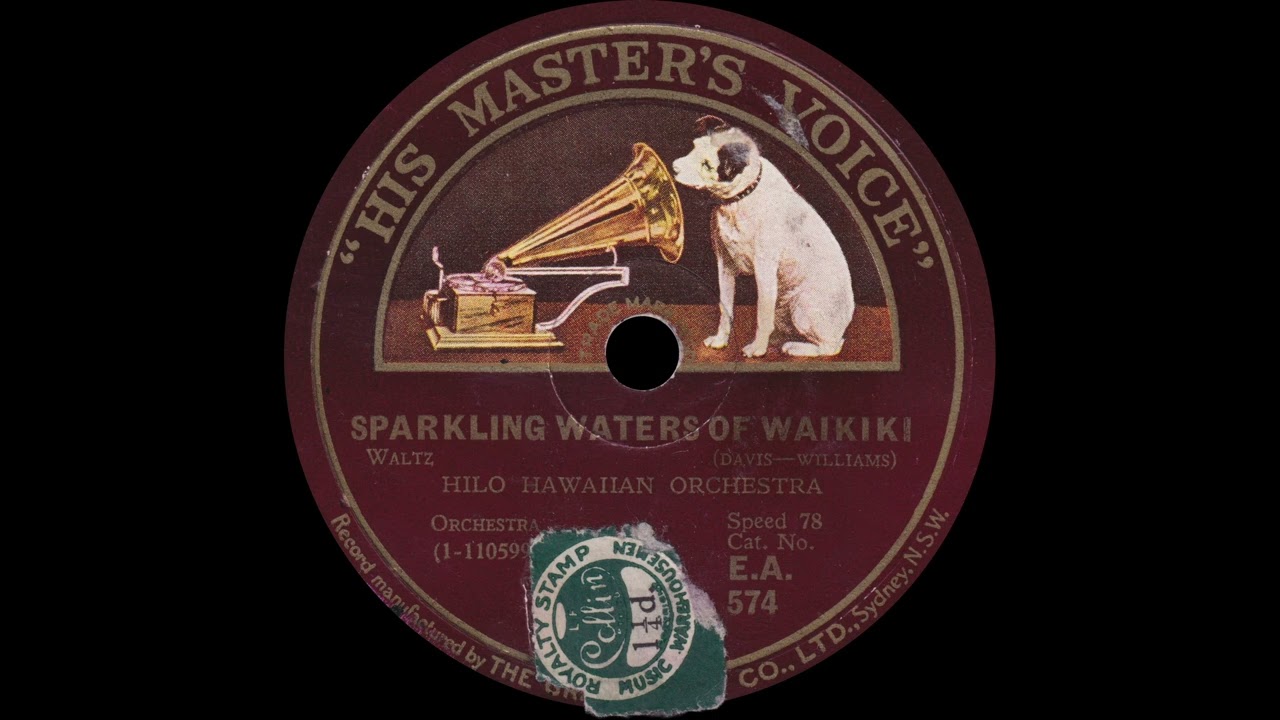 1929 Hilo Hawaiian Orchestra - Sparkling Waters Of Waikiki