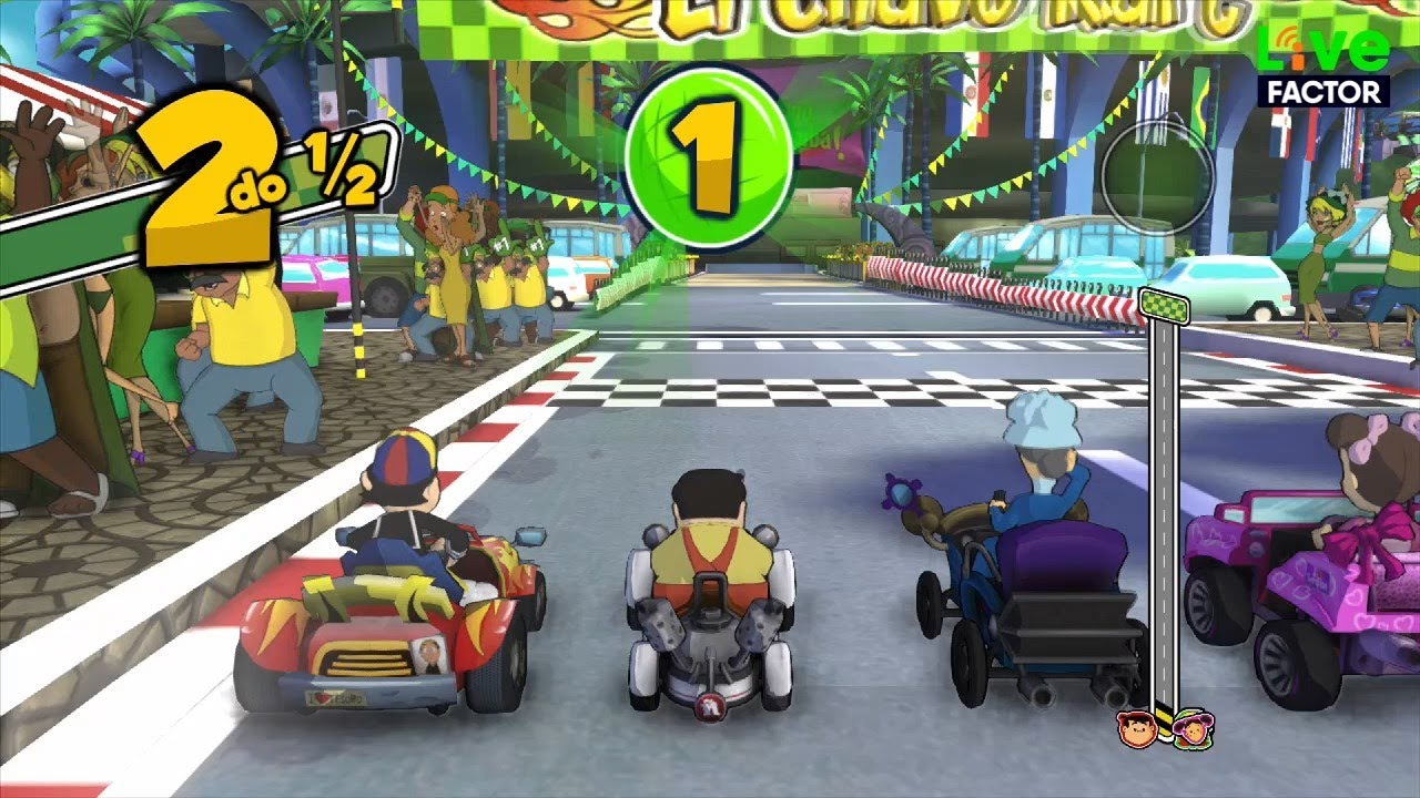 Gameplay - Ñoño corriendo en la Copa Popis - El Chavo Kart - #Gameplay