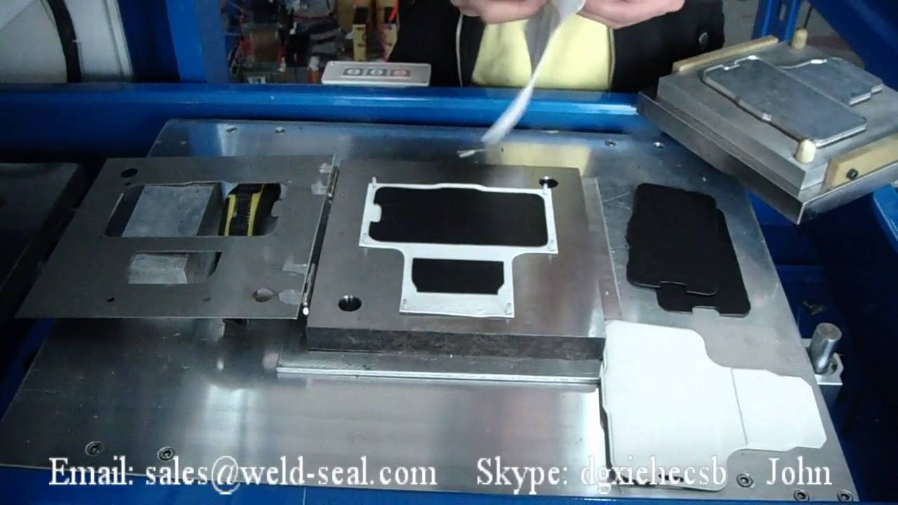 Seamless PU Leather Mobile Phone Flip Cover Making Machine