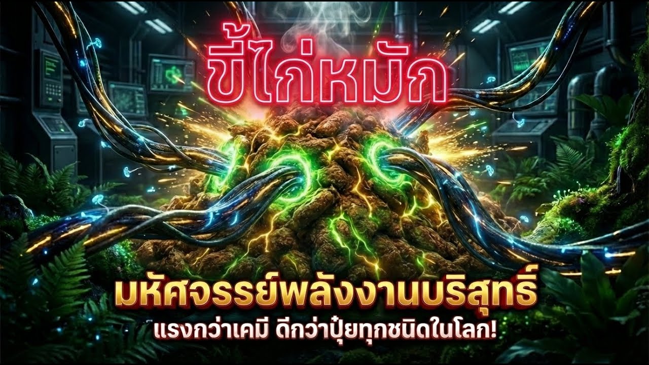 ขี้ไก่หมัก อภินิหารพลังงานบริสุทธิ์ แรงกว่าเคมี ดีกว่าปุ๋ยทุกชนิดในโลก!