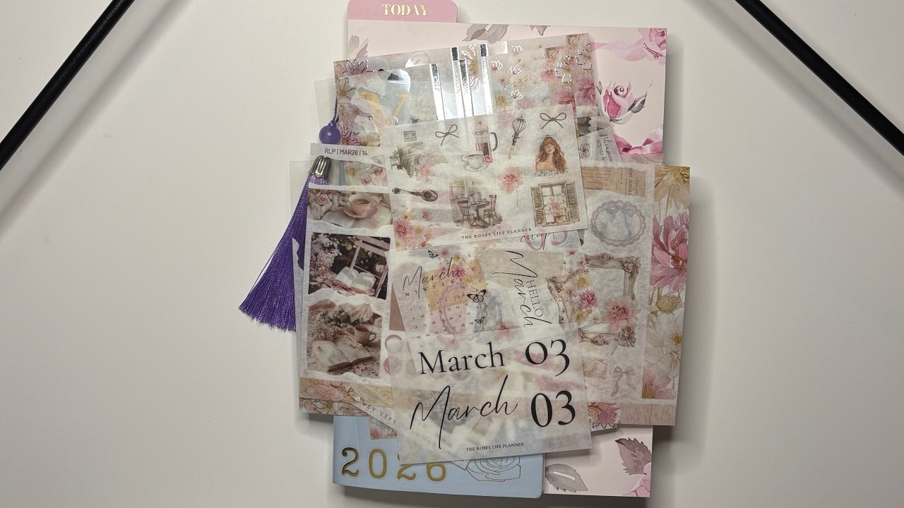 PWM | week 11 |  9  - 15 March 2026 | Rosey Life compact planner