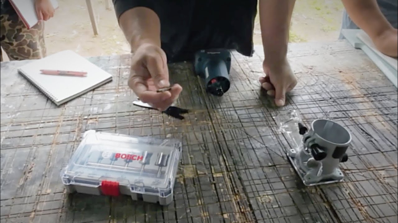 การใช้งาน ทริมเมอร์ Trimmer แบบละเอียด ( บันทึกการสอน ) Bosch GLF 18V-8