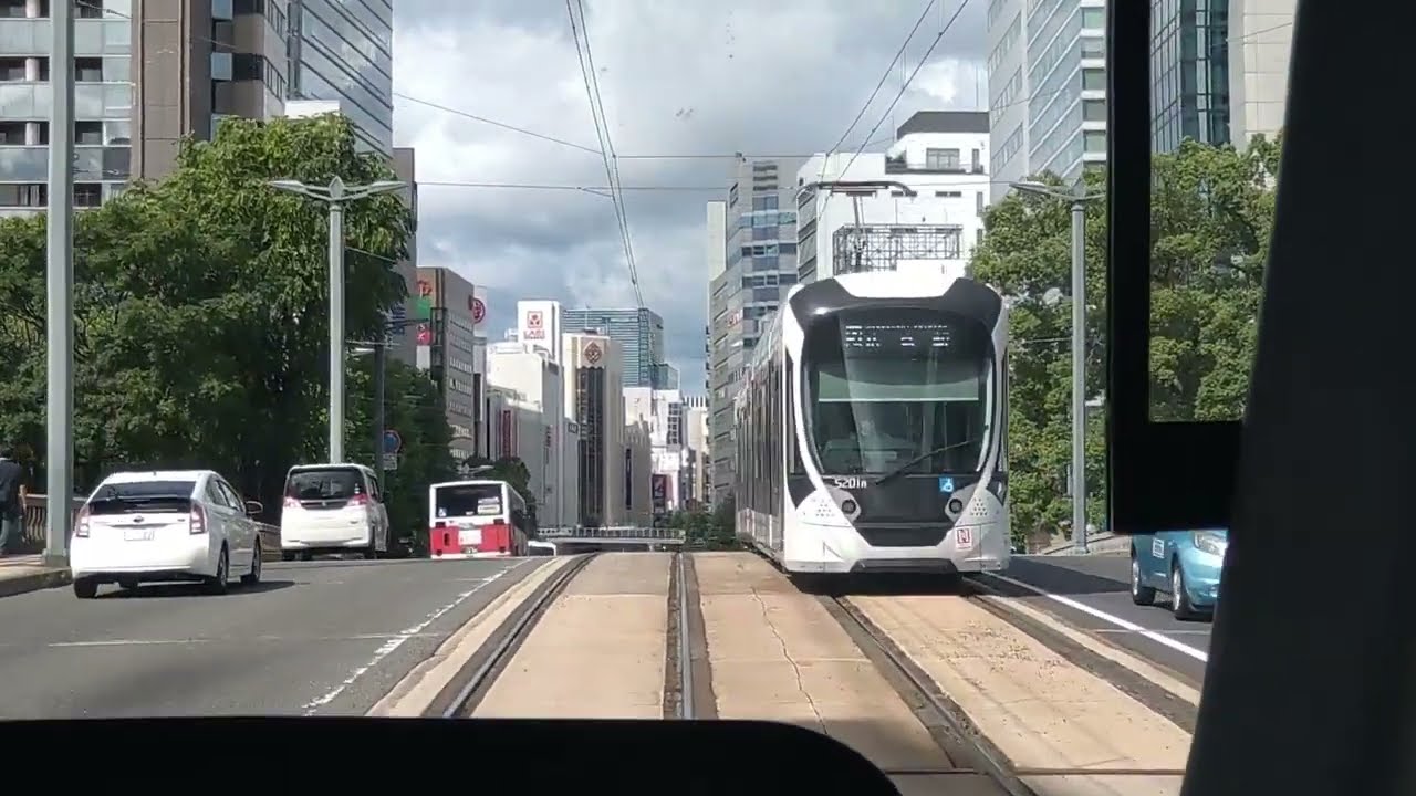 【前面展望】広島電鉄2号線　広島駅→広電宮島口（宮島線直通）