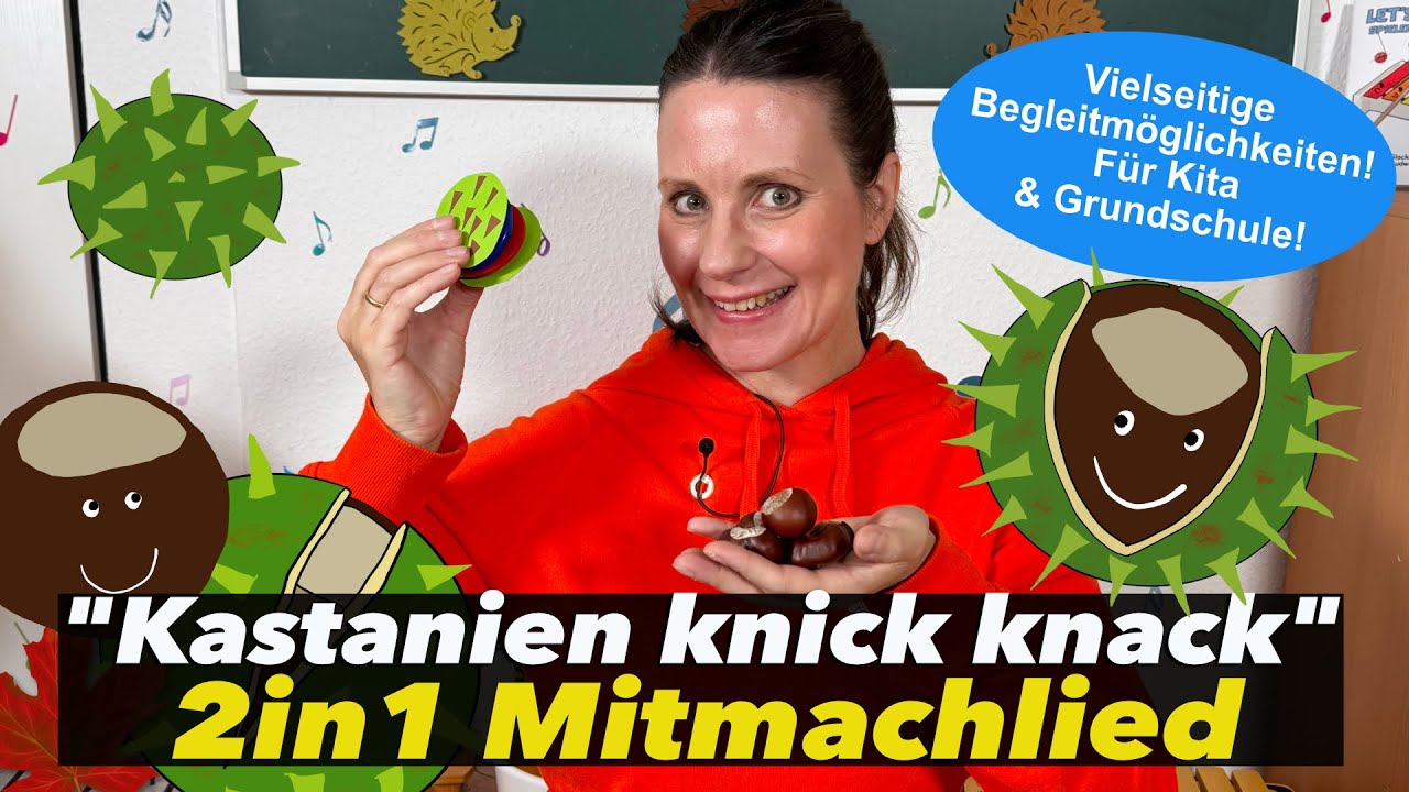 Kastanien knick knack | Herbstlied | Mitmachlied | Body Percussion | Simone Ludwig | Floh im Ohr TV