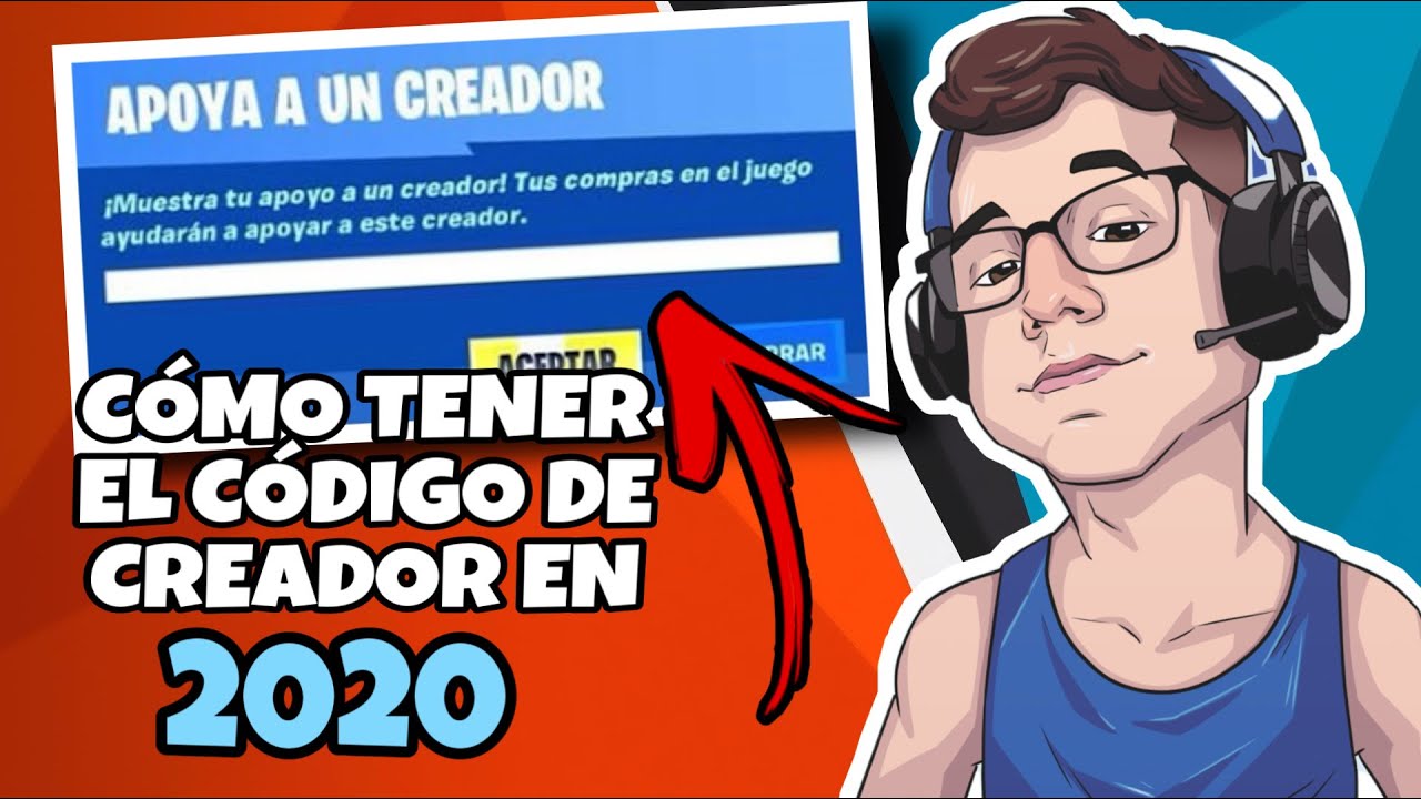 C&oacute;mo tener C&Oacute;DIGO DE CREADOR en Fortnite 2020 / NO PUEDO CONSEGUIR EL C&Oacute;DIGO DE CREADOR! *explicado*