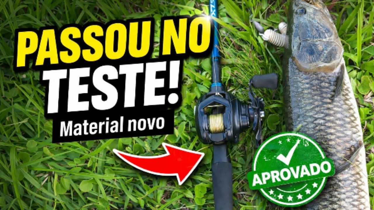 testando material novo #traíras #pescaria