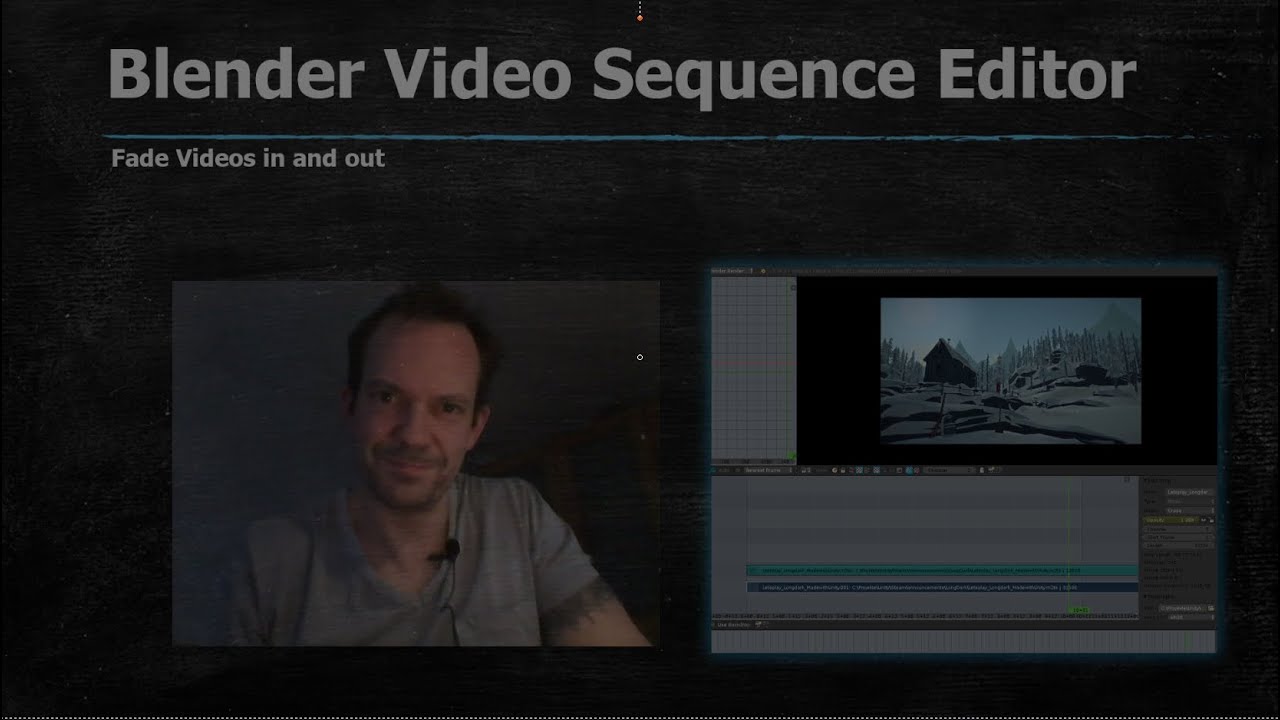 Blender Video Sequence Editor tutorial (VSE): Fade In and Out