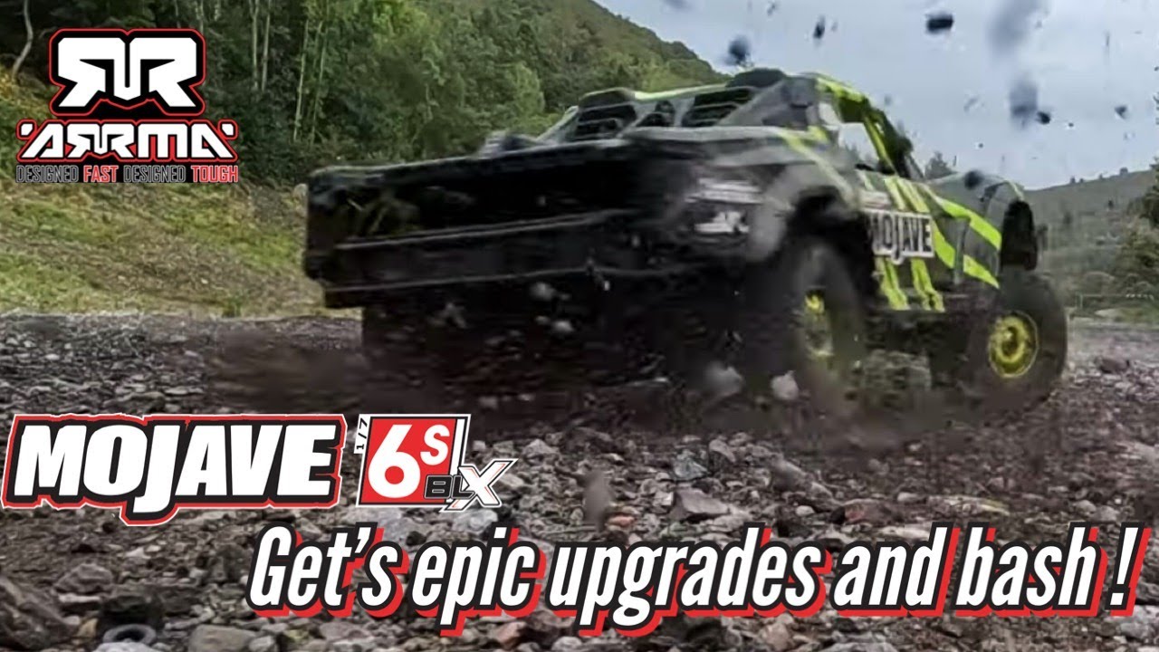 Arrma Mojave 6s BLX with Vitavon Upgrades Takes on Friends for a full out ground attack !