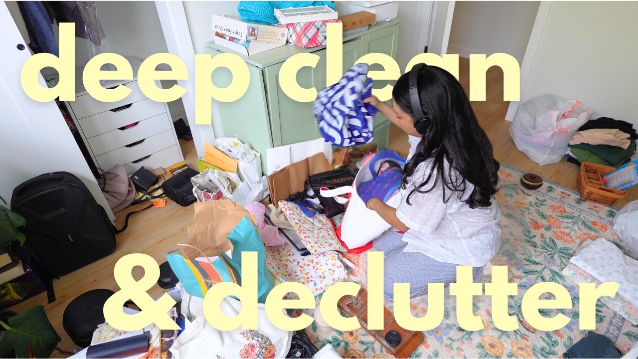 🧼SPRING CLEANING🧺 as a small business owner in her 3rd trimester / full house deep clean & declutter