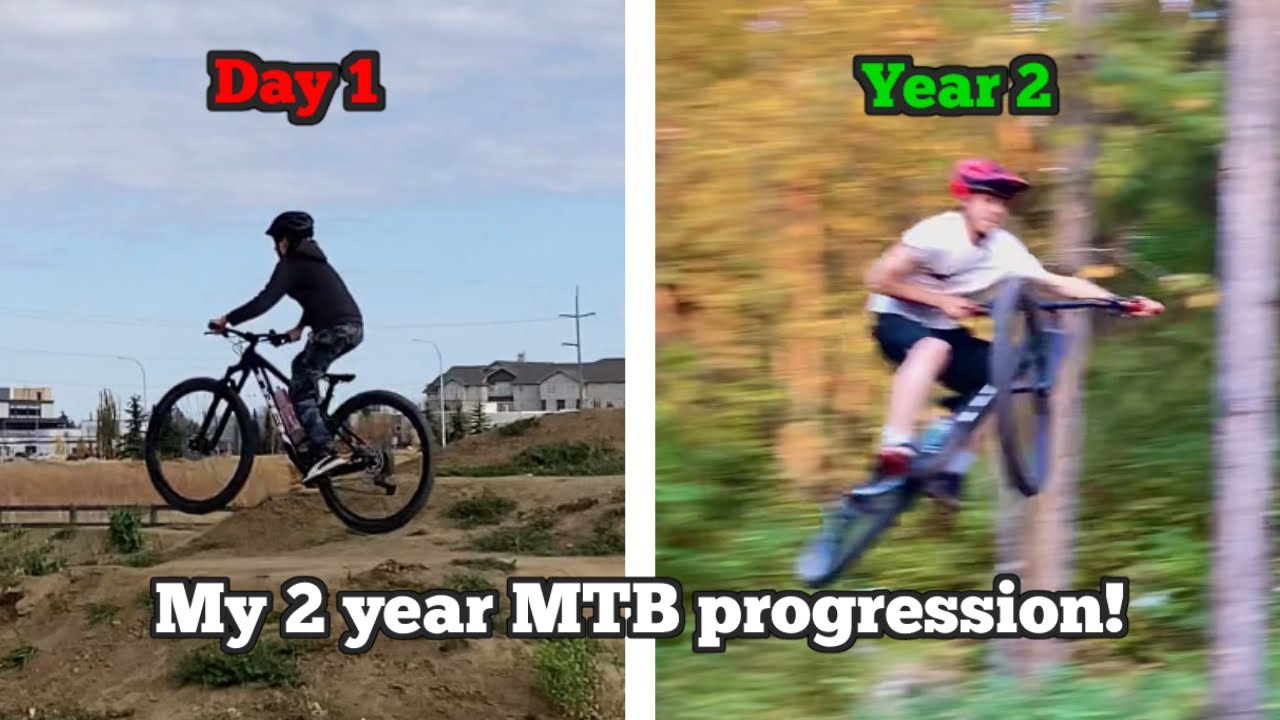 My 2 year MTB progression!