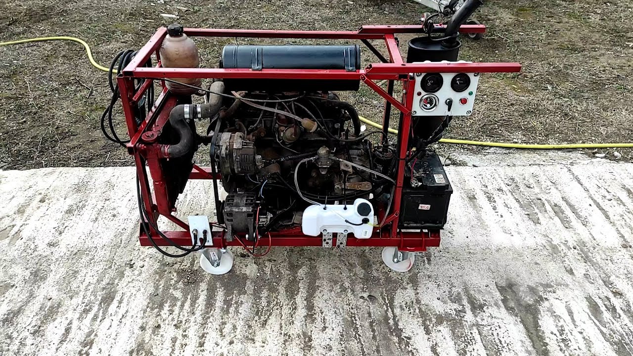 Welder from alternator. Homemade.