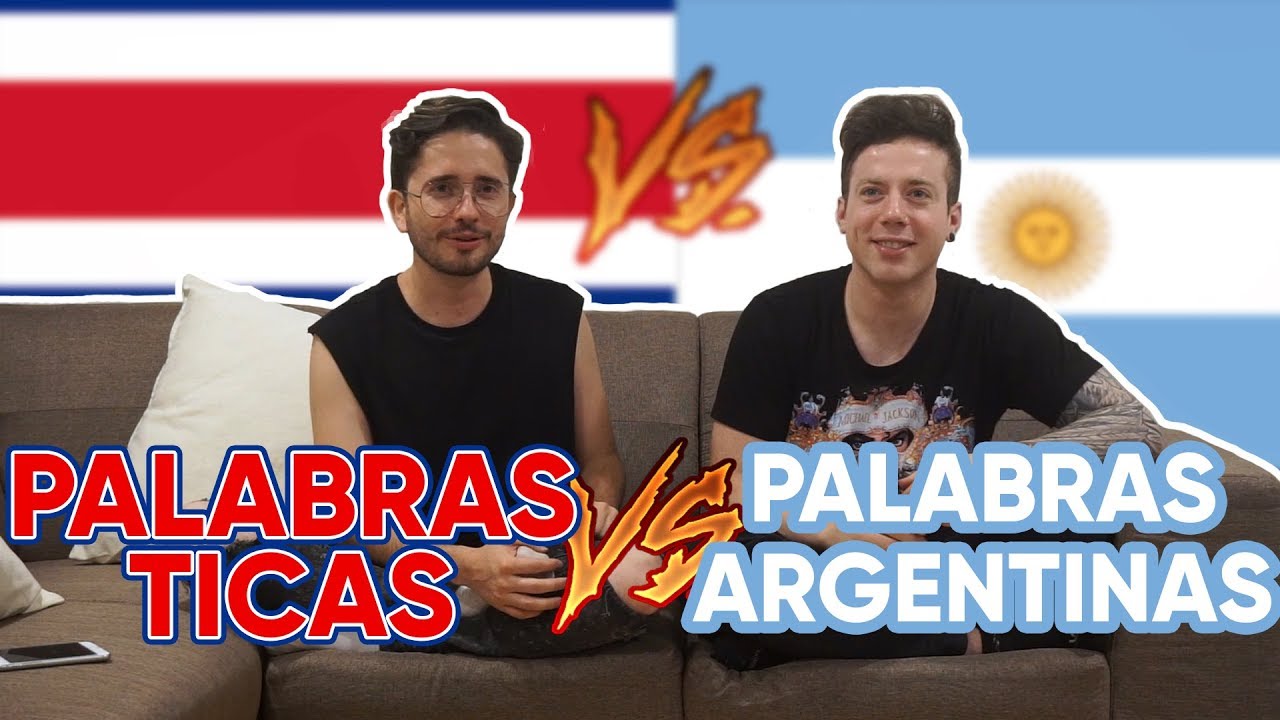 Palabras Argentinas VS Ticas FT Lucas Castel