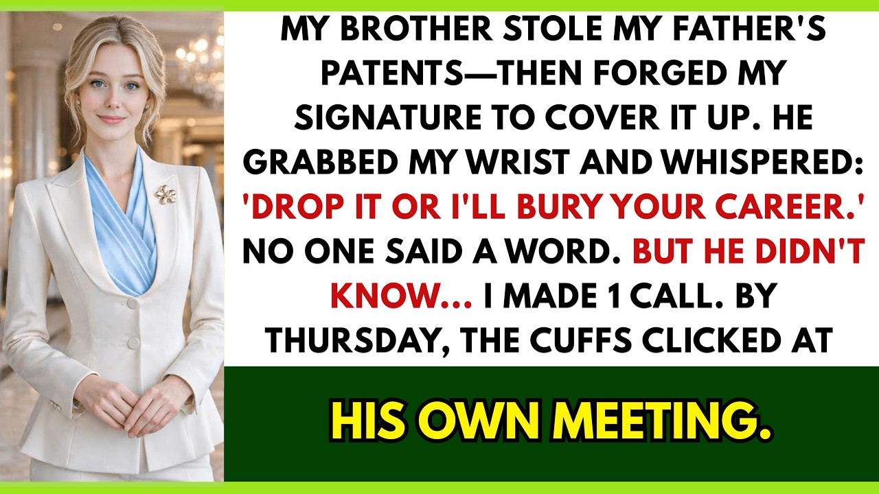 My Brother Forged My Signature On My Father's Patents—One Meeting Later, He Was Handcuffed At The...