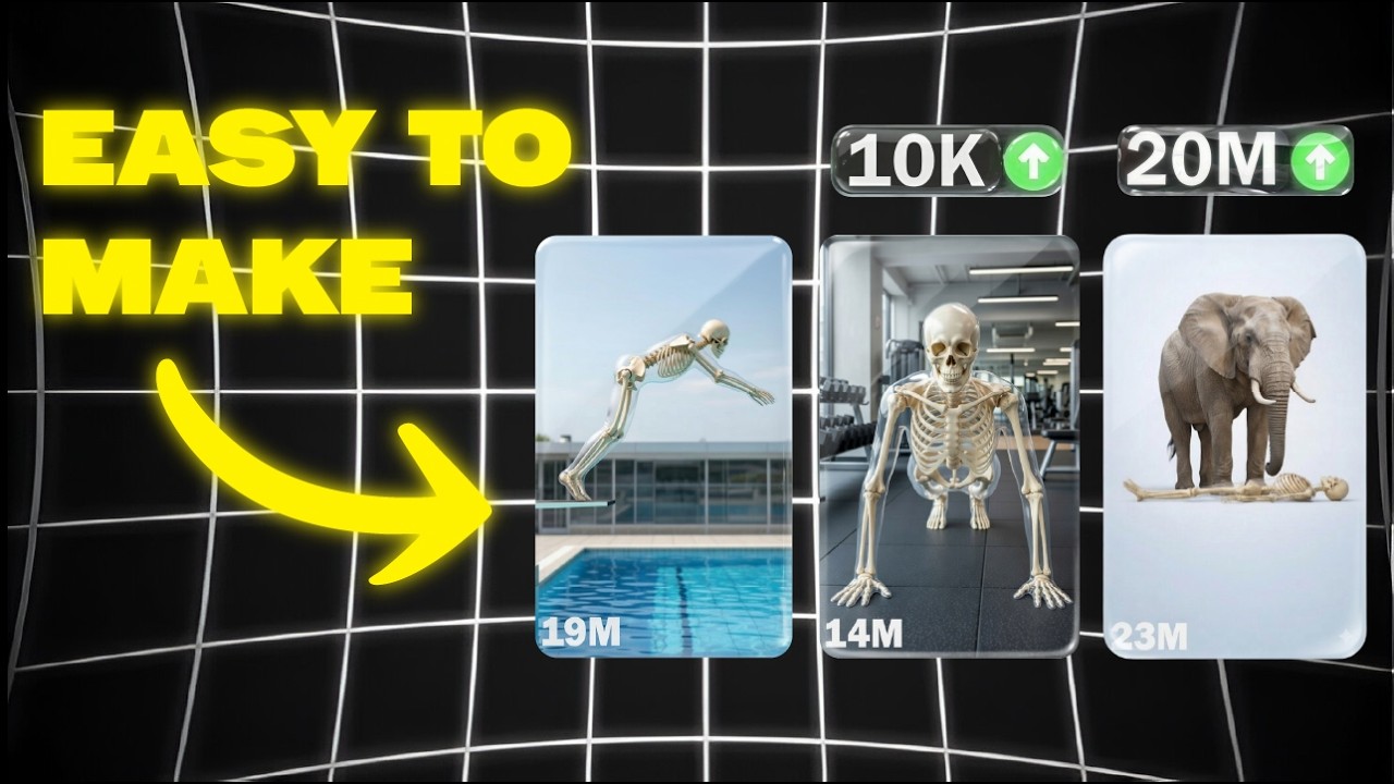 Create This Viral Skeleton Videos With Grok (100% FREE)