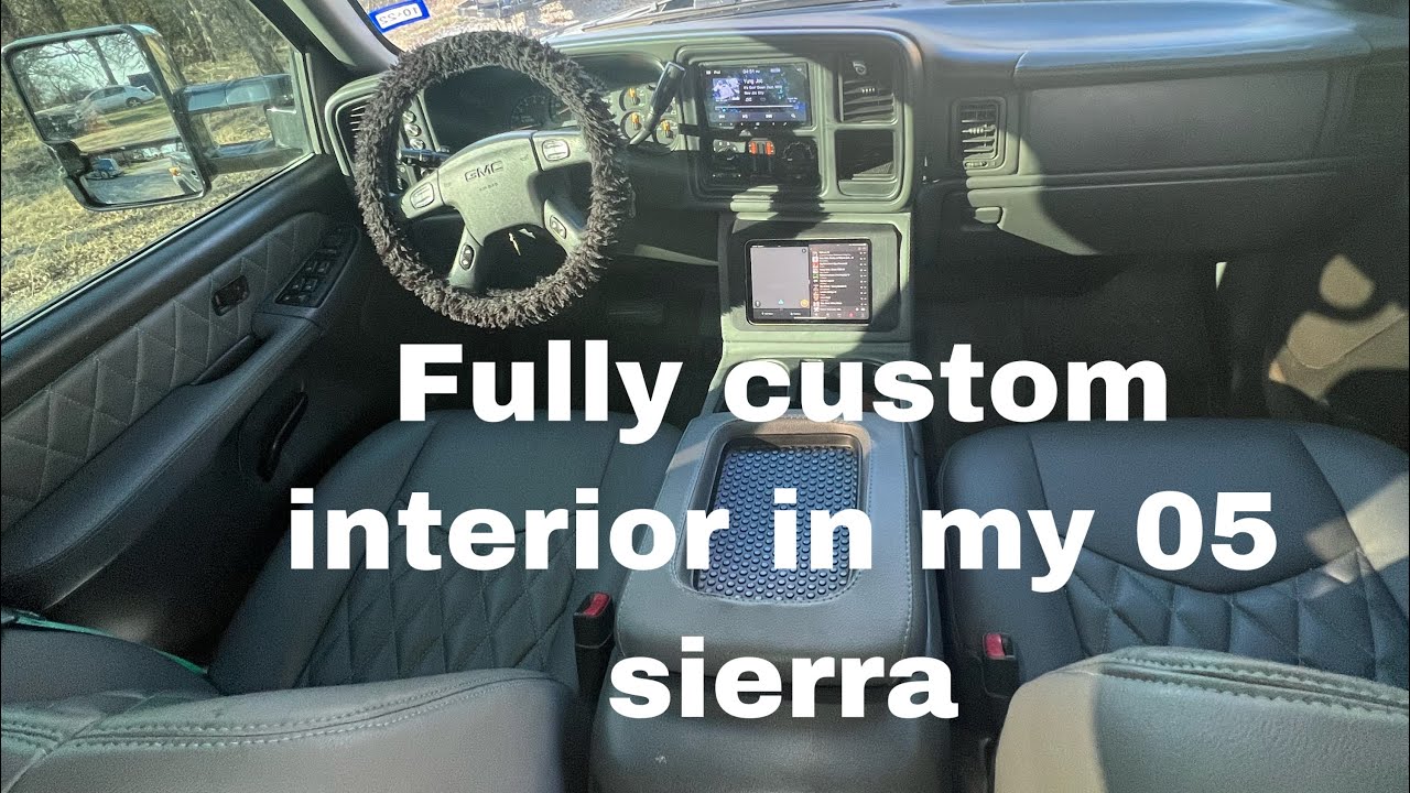 Completely redoing my interior in my 05 GMC Sierra!