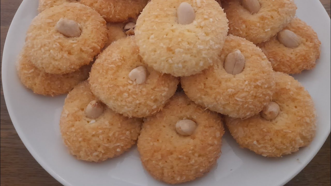 galletas de semola y coco rallado