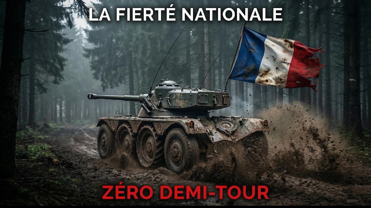Zéro demi-tour : Le blindé français qui a terrifié les embuscades.#documentaire #history