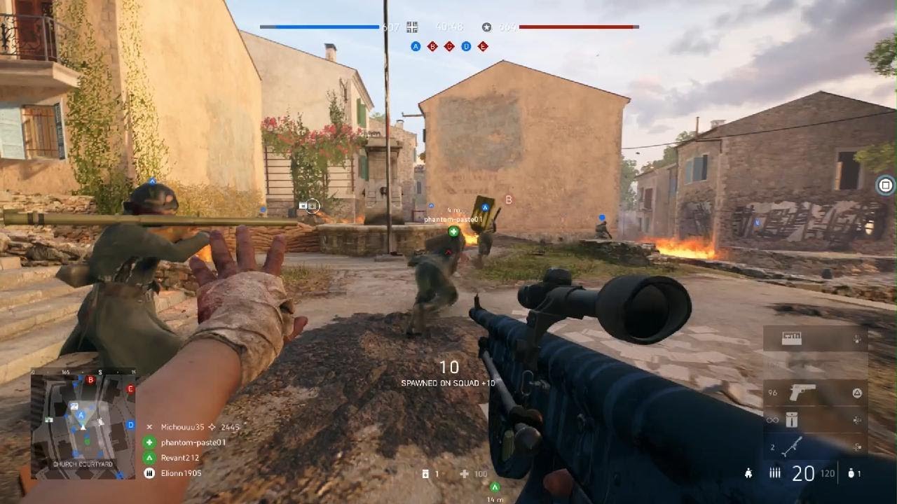 Battlefield 5 Provence Gameplay no commentary vs @Taxnp 