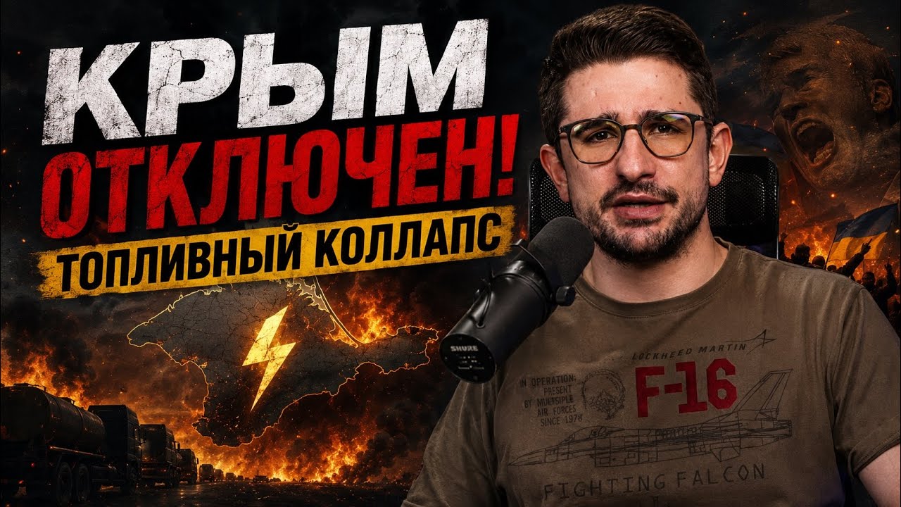 🔥БЛЭКАУТ В КРЫМУ: 16 энергоузлов уничтожено. Ярославский НПЗ в огне. Удары по Киеву | Майкл Наки