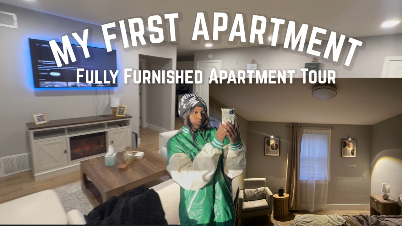 My Fully Furnished Apartment Tour | Moving Furniture In | Decorating |