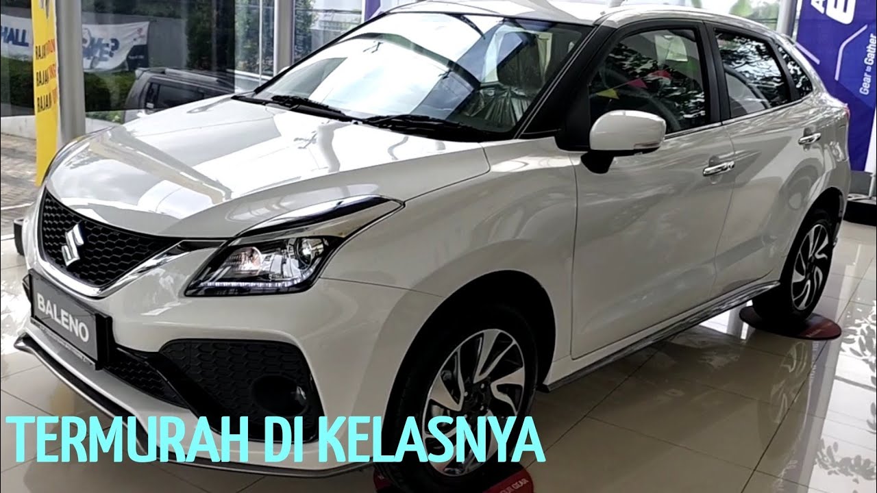 Suzuki New Baleno Hatcback putih 2020,jadi makin sporty