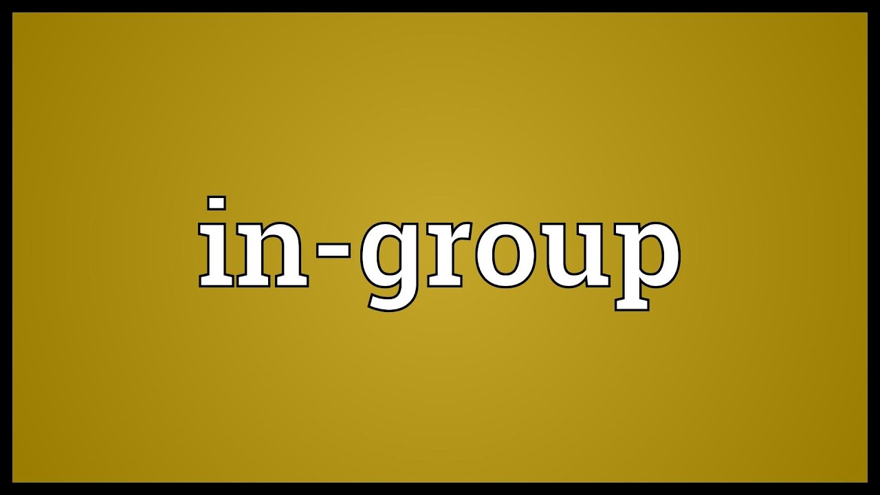 In-group Meaning