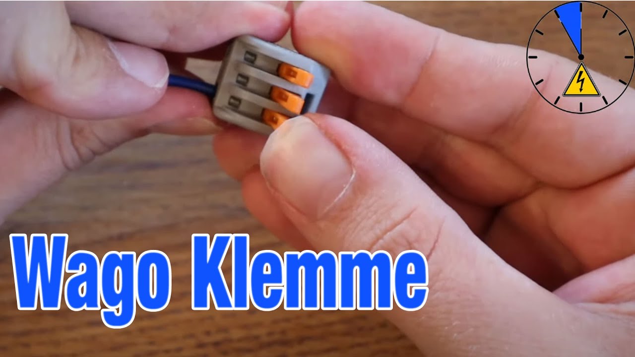 Wago Klemme richtig verwenden