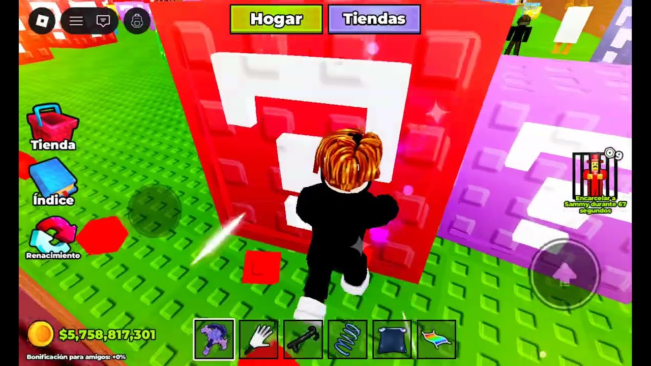 Capitulo 6:pica un bloque de la suerte