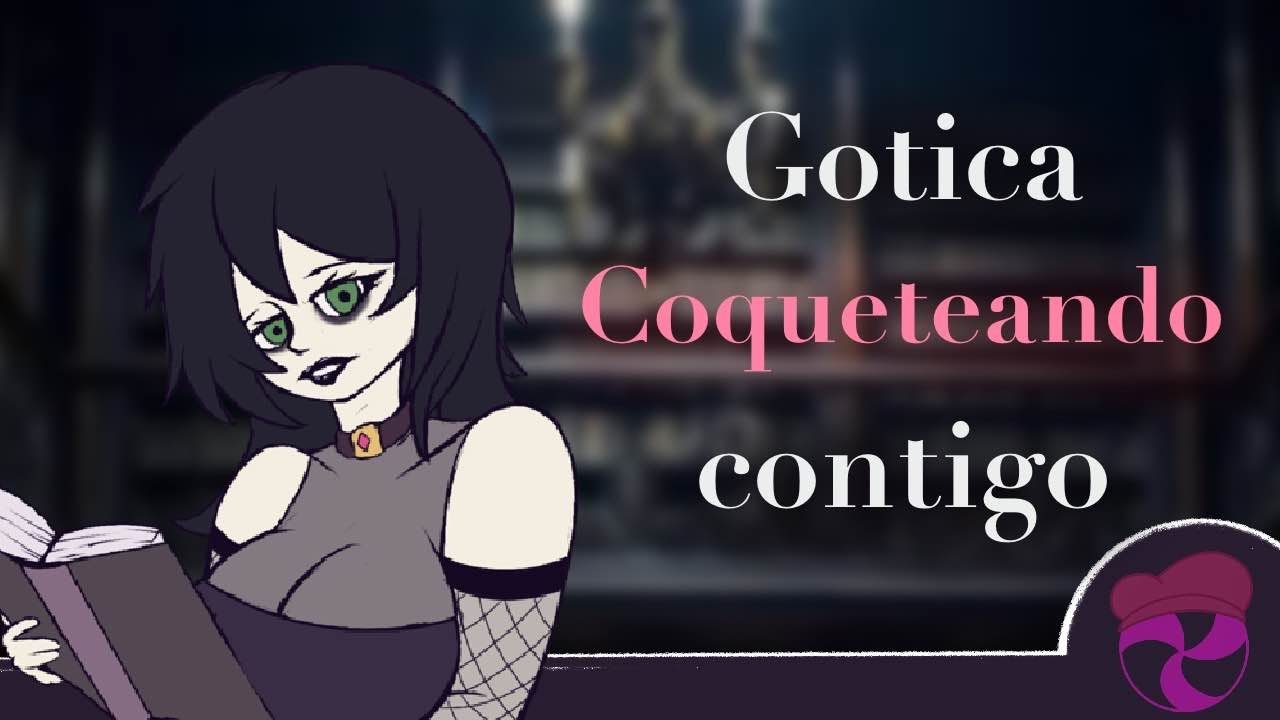 ASMR Roleplay | Chica gotica te coquetea y se te insinua en la biblioteca