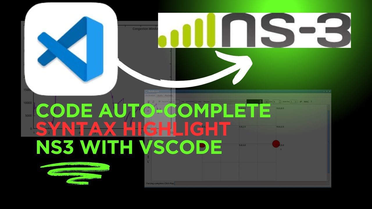 Setting up NS3 inside VS Code | Code Auto complete | Syntax Highlighting | In Just 5 Minutes
