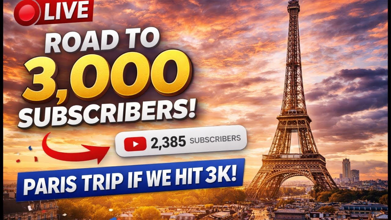 🔴 LIVE Netherlands Drive 🇳🇱 | 3K Subscriber Goal.