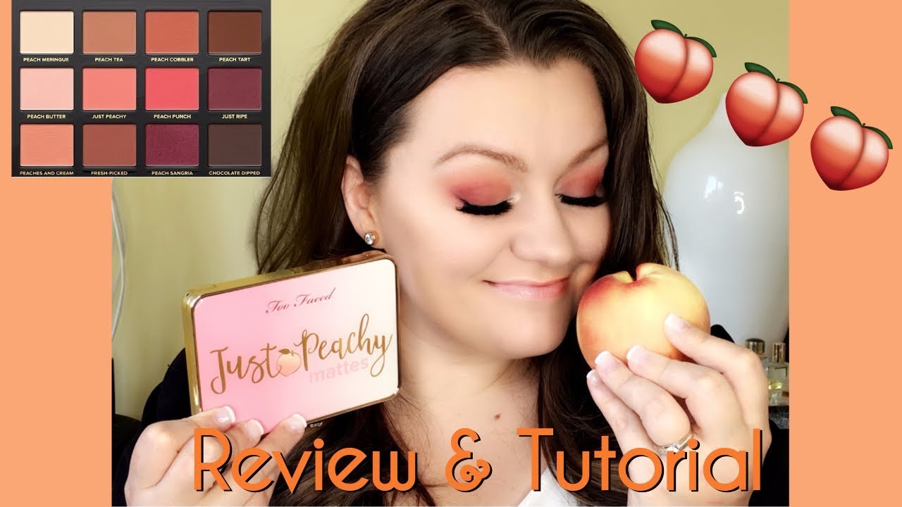 TOO FACED JUST PEACHY MATTE EYESHADOW PALETTE | REVIEW, SWATCHES, FIRST IMPRESSIONS & TUTORIAL