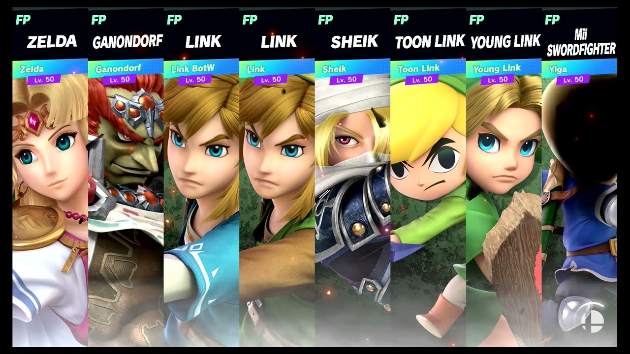 Super Smash Bros Ultimate Amiibo Fights – Request #20180 Legend of Zelda Stamina Battle