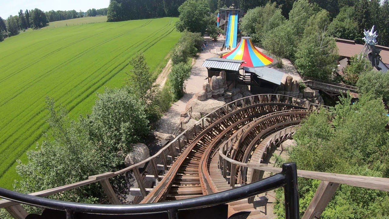 Freizeitpark Plohn Achterbahn El Toro Holzachterbahn Onride